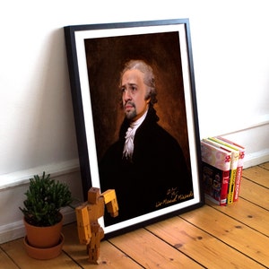 Alexander Hamilton Musical Play Lin Manuel Miranda Classic Painting Photoshop Poster Print image 5