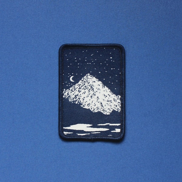 Moonlight - Woven Landscape Wanderlust Iron On Patch