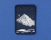 Moonlight - Woven Landscape Wanderlust Iron On Patch