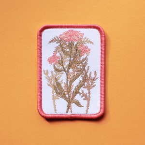 Bloom - Woven Floral Botanical Sew On Patch