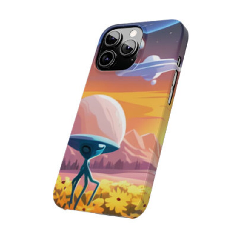Slim Phone Cases, Aliens, Unique Gifts, Gifts for Him, Alien, iPhone