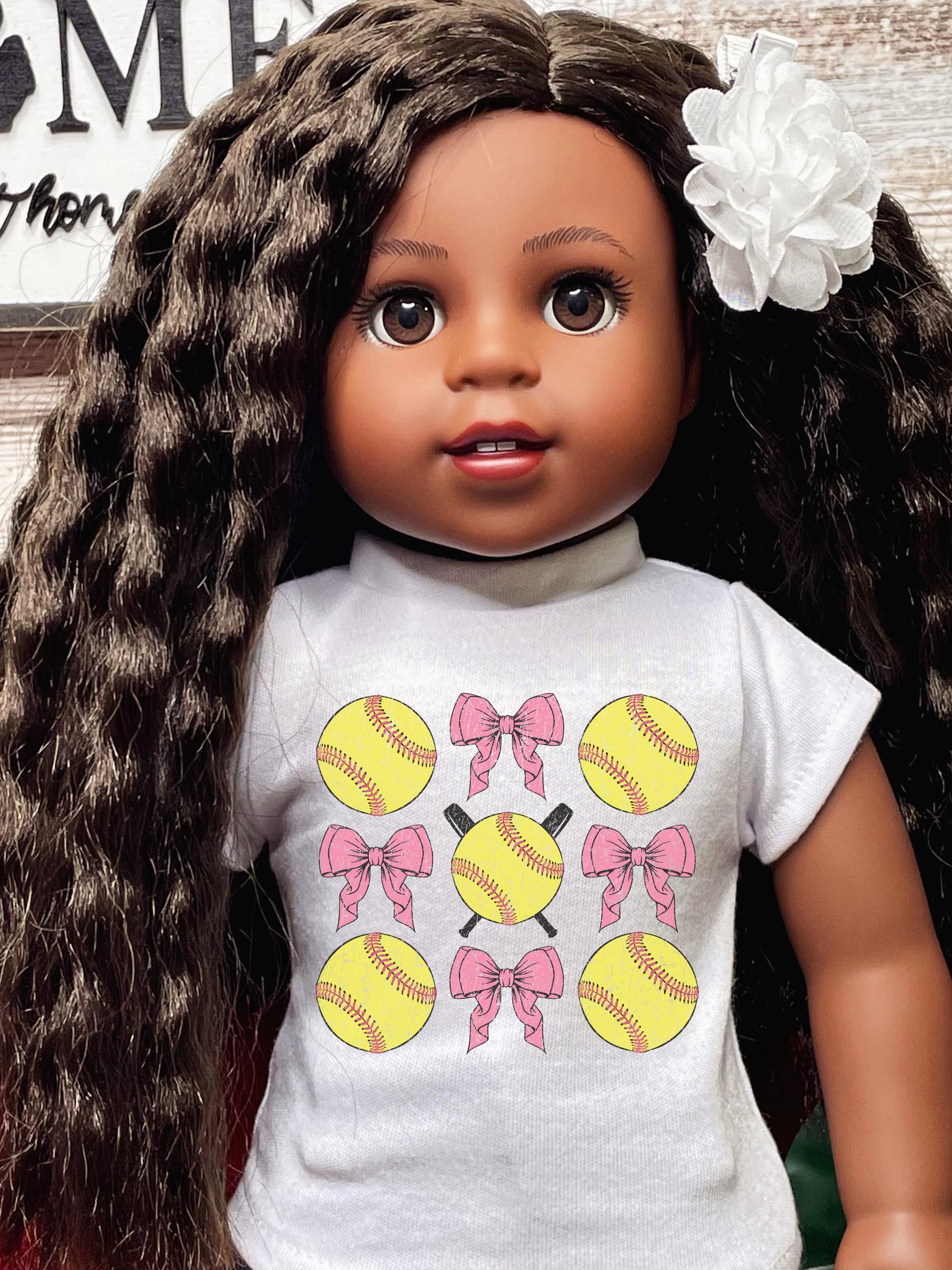 Softball outfit for 18 inch doll sale