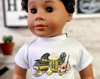 Wizard House Acceptance Letter Graphic Tee - 18 Inch Doll Clothes