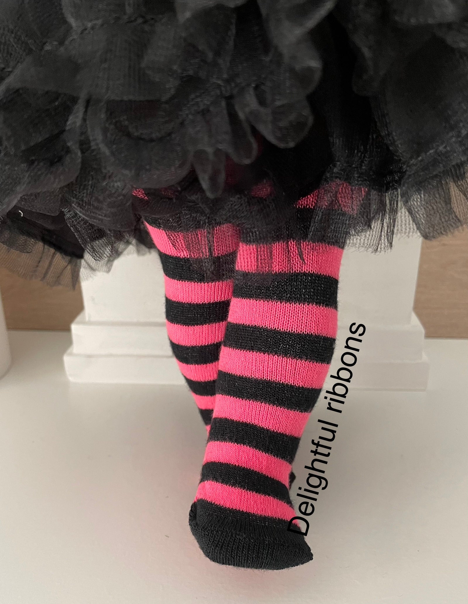 Rainbow Stripes Footless Tights – Sweet Little Souls