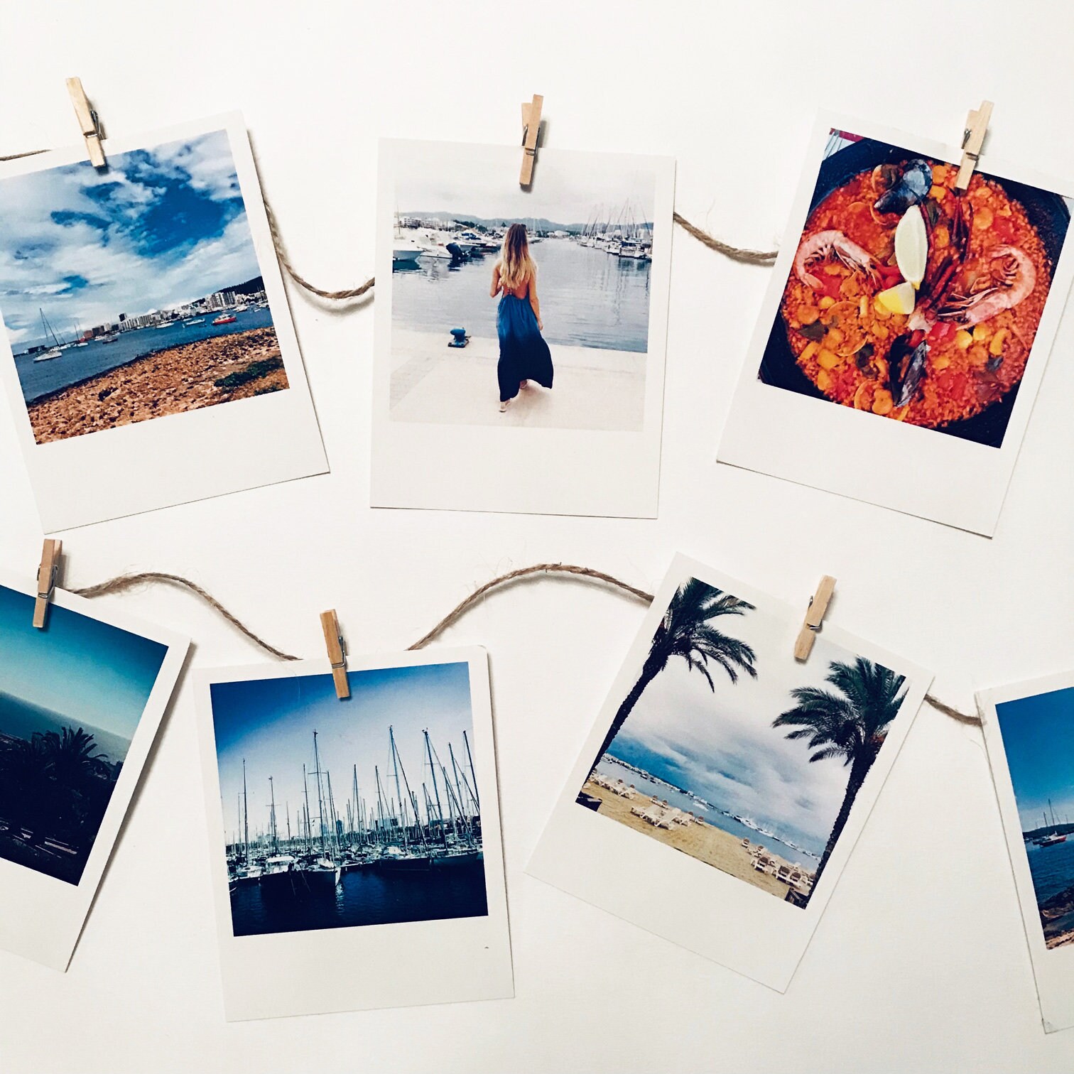 Personalised Peg and String Photograph Display 24 Photos Etsy