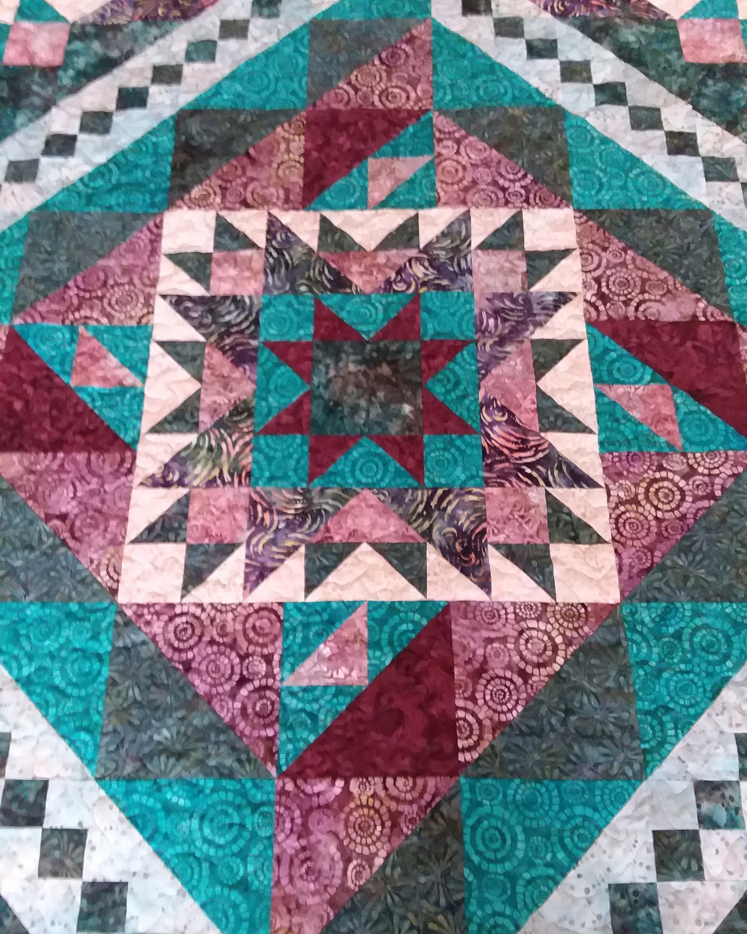 Star Quilt Wall Hanging Handmade Sofa Quilt Christmas Gift Etsy