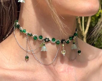 Fairy Choker Necklace | Fantasy jewellery | Cottagecore jewellery