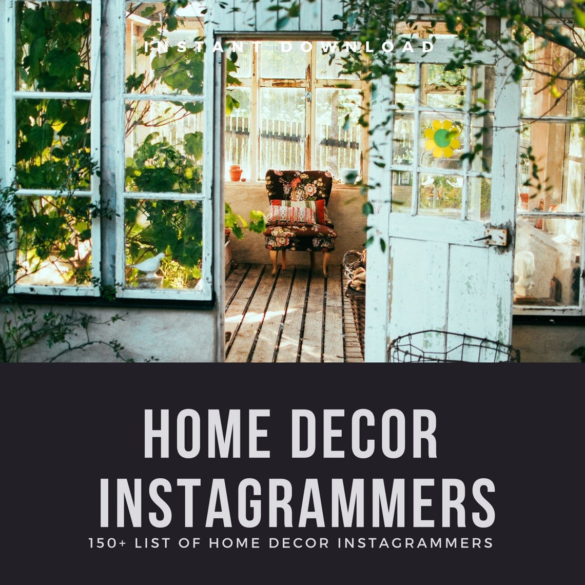 150 Home Decor Instagrammers List Home Decor Influencers Etsy