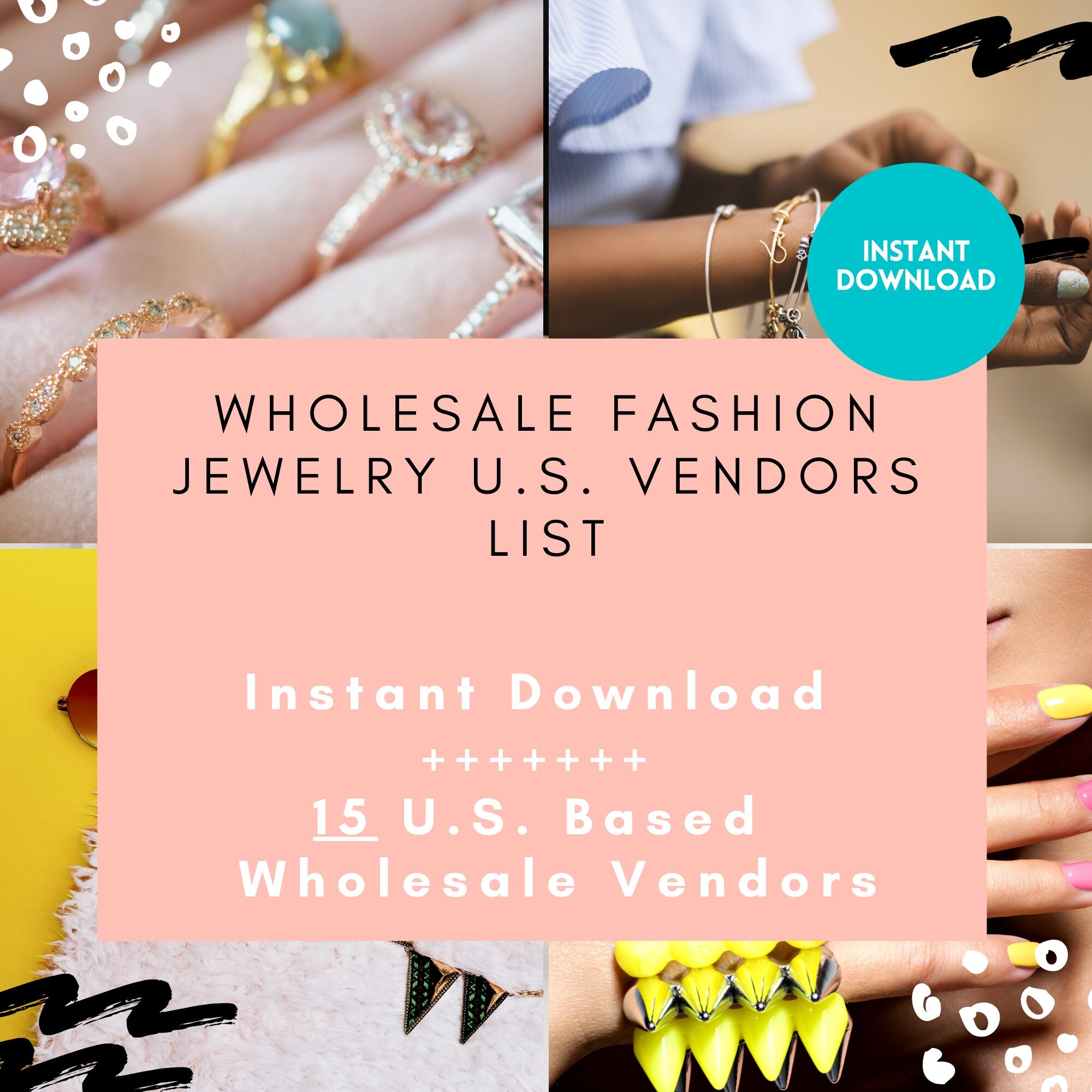 15 Jewelry Vendor List Fashion Jewelry Wholesale Jewelry Etsy