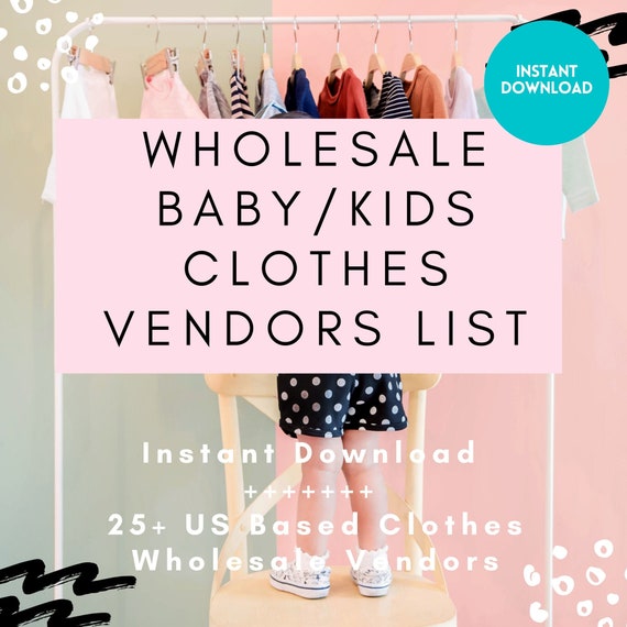 wholesale vendors for baby clothes