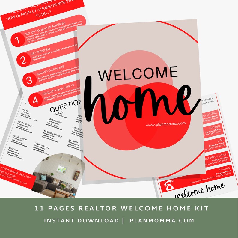 New Homeowner Guide Template REAL ESTATE Printable Etsy