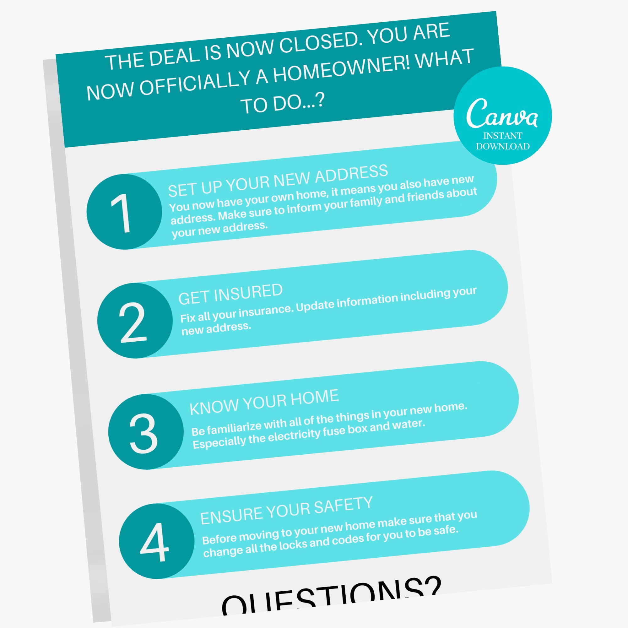 Real Estate Book Guide Template Real Estate Kit Etsy