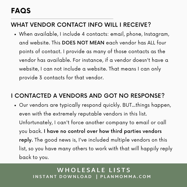 Clothing Vendor List 30 US Based Vendors Trendy Wholesale Etsy