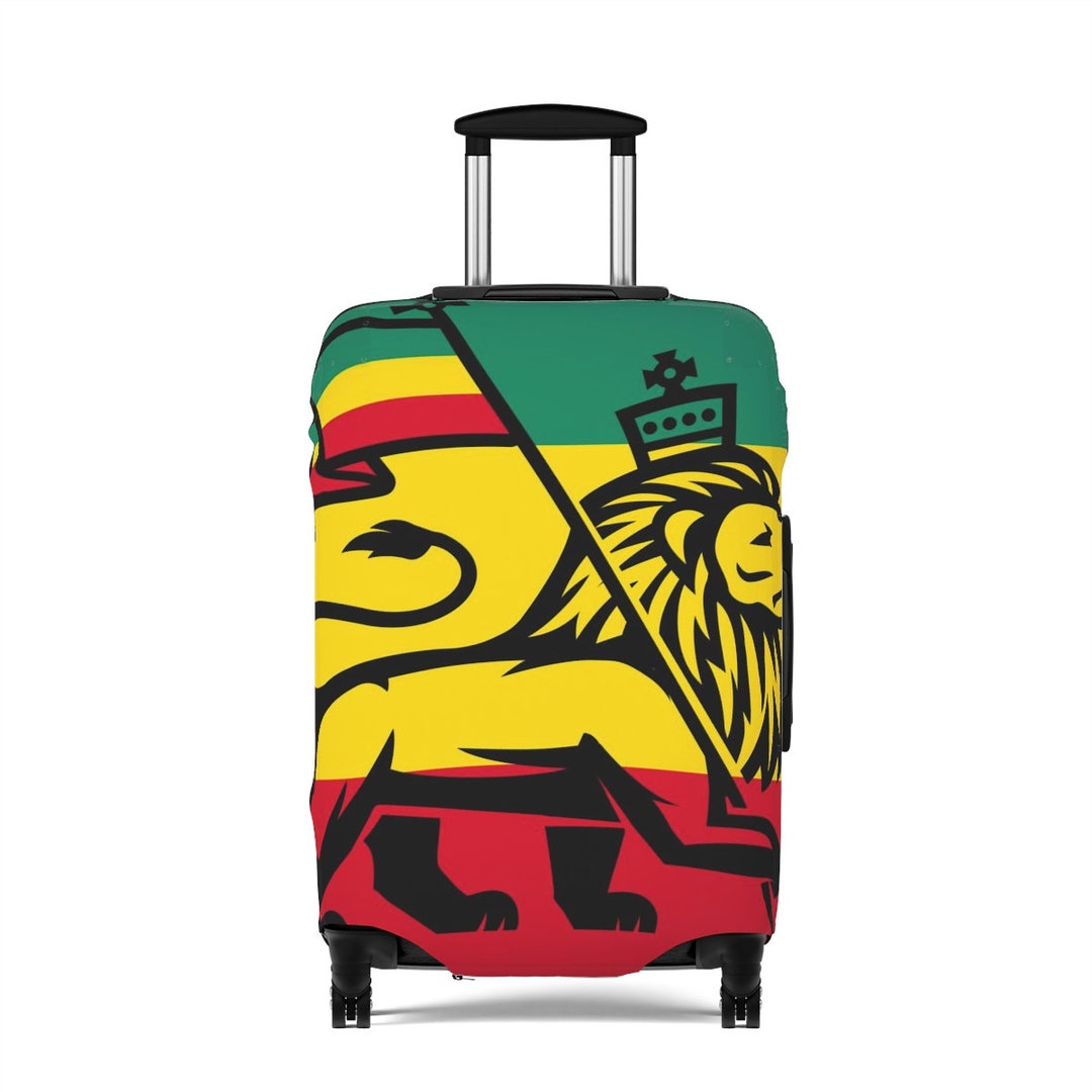 African Lion of Judah TSA Allowed Luggage Suitcase Cover Etsy