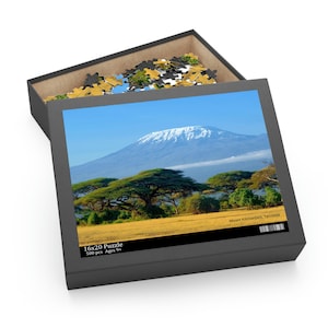 Mount Kilimanjaro Tanzania Landmarks in Africa Puzzle (120, 252, 500-Piece)