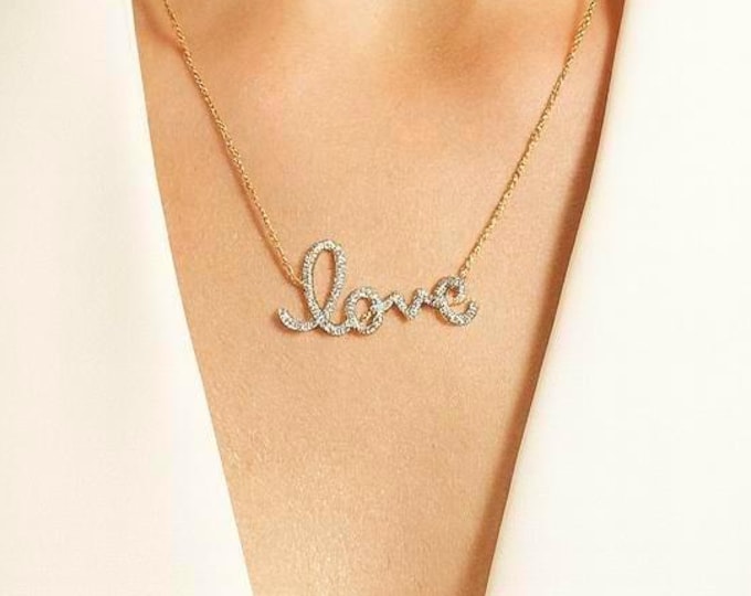 Diamond Love Necklace