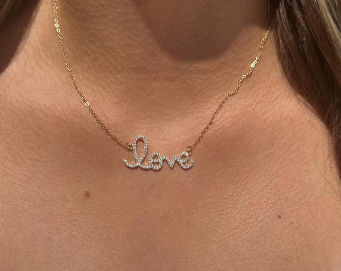 Diamond Love Necklace