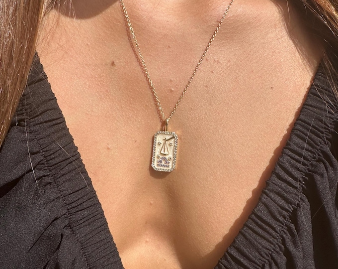 Zodiac Pendant Necklace