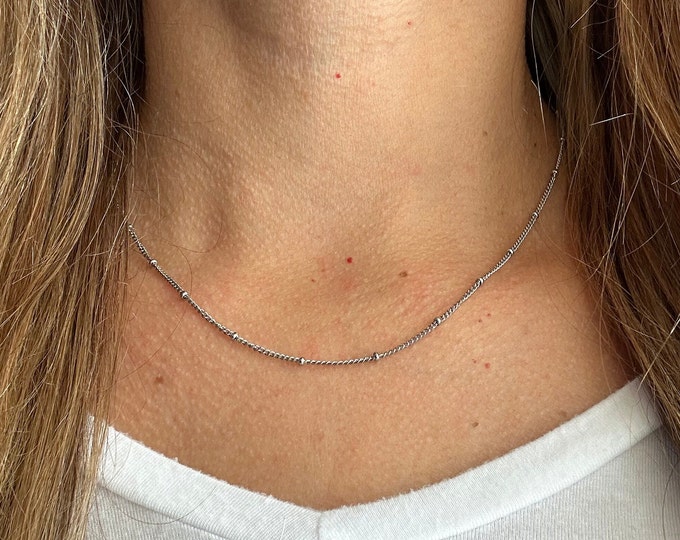 Delilah Beaded Satellite Necklace