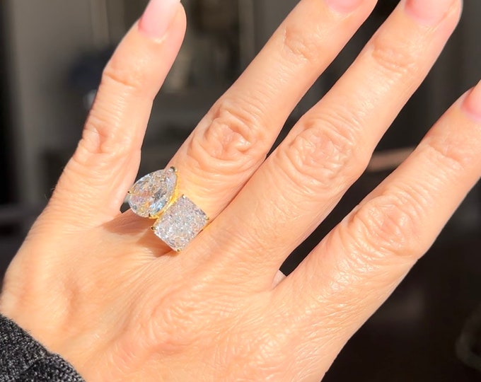 Gold Toi et Moi Ring