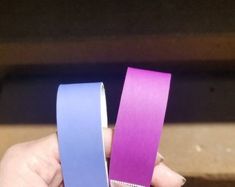 UV reactive color changing key fobs, pink or light blue
