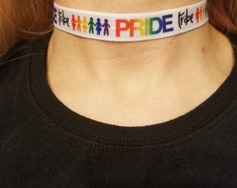 Pride tribe choker necklace, pride, bachelorette parties, pride weddings