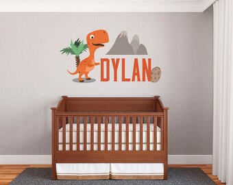 Prehistoric Dinosaur Wall Art Sticker Decals Kid Boys Room Nursery Decor Gift