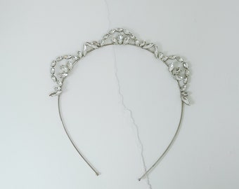 Lotus Tiara | arches of rhinestones adorn this bridal statement headband