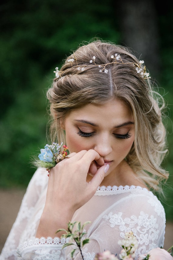 Gold plated Crystal Bridal Hair Vine - Sparkling Leaf Tiara Buy Jwella Rose Gold Plated Crystal Leaf Vine Hair Tiara for  main image 3