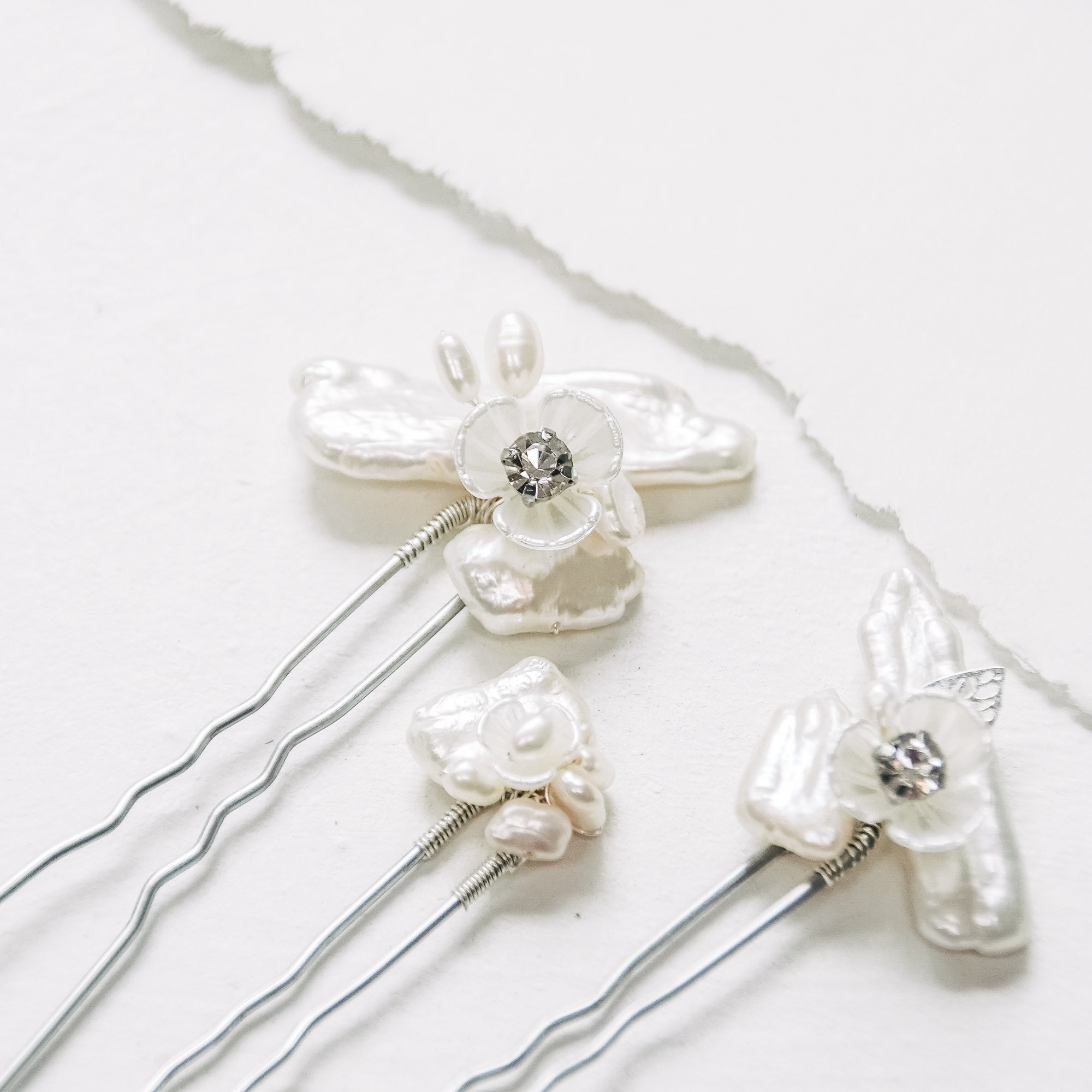 ヘアアクセサリー Monday Edition / [MJxME] Baroque Pearl Bloom Hairpin ヘアアクセサリー Monday Edition / [MJxME] Baroque Pearl