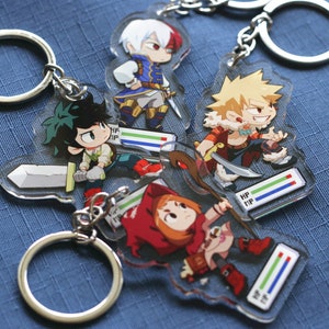 2&#39;&#39; Double-sided Acrylic Charms - RPG Fantasy