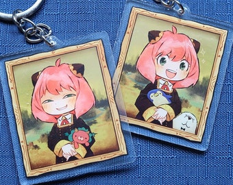 2'' Double-sided Acrylic Charm - Little Psychic Girl