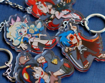 2'' Double-sided Acrylic Charms - Shonen Mecha Anime