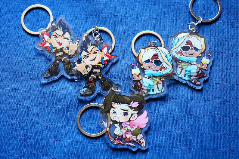 2'' Double-sided Acrylic Charms OW2 image 2