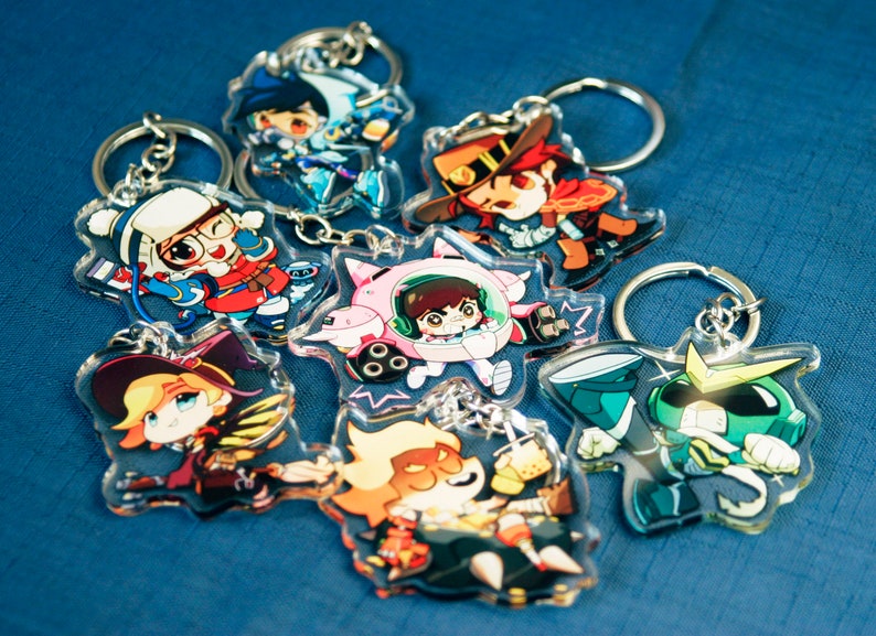 2'' Double-sided Acrylic Charms OW2 image 3