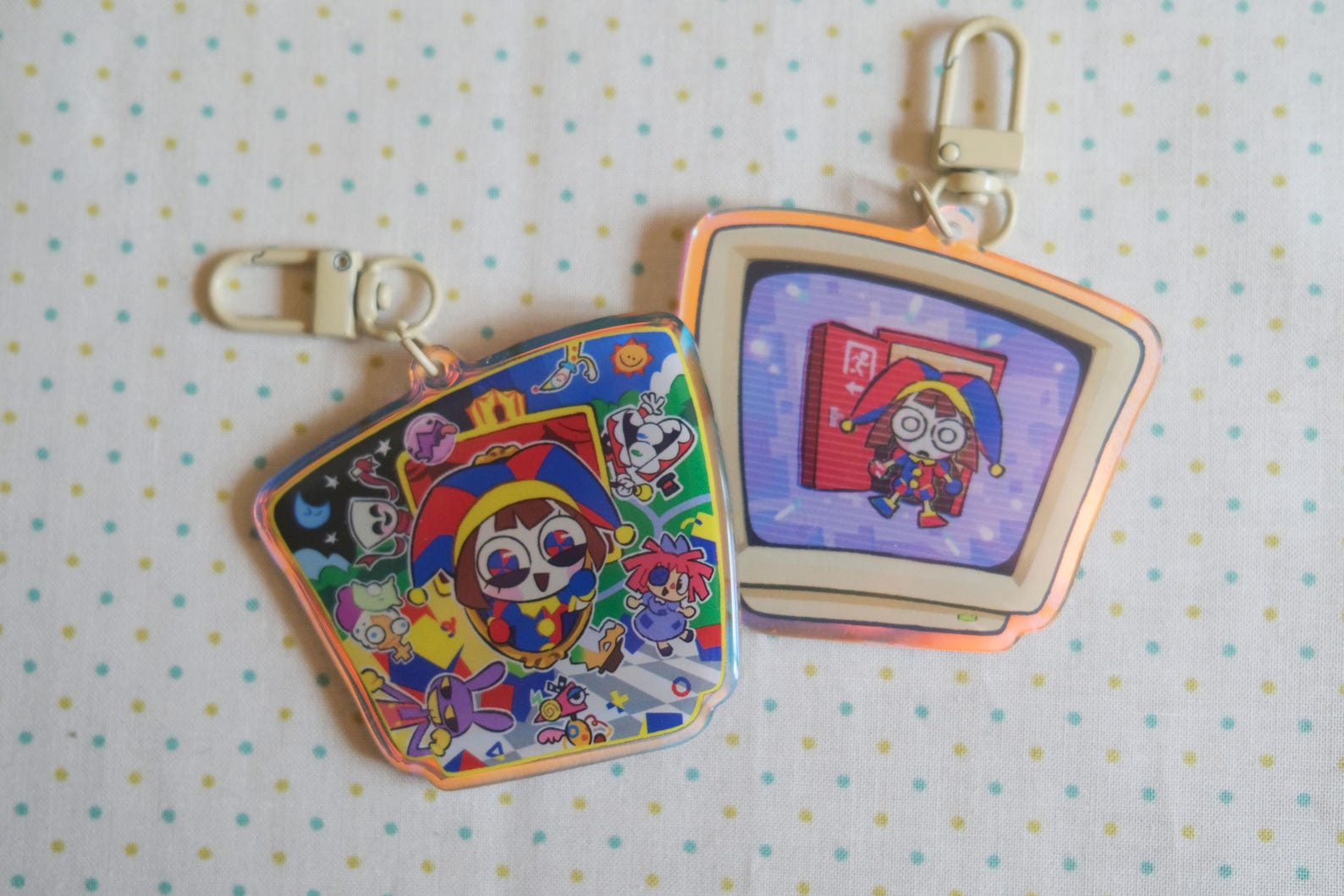 2" Double-sided Acrylic Charms - TADC Virtual Circus - Etsy