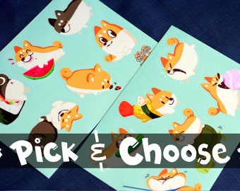 Pick And Choose Any Sticker Sheets 4x6", 3x10" (Please Note Out-of-Stock Designs)