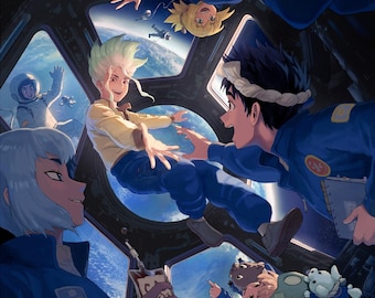 Team Science Art Prints Medium and XL sizes