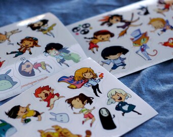 4x6" Fantasy Characters Sticker Sheets