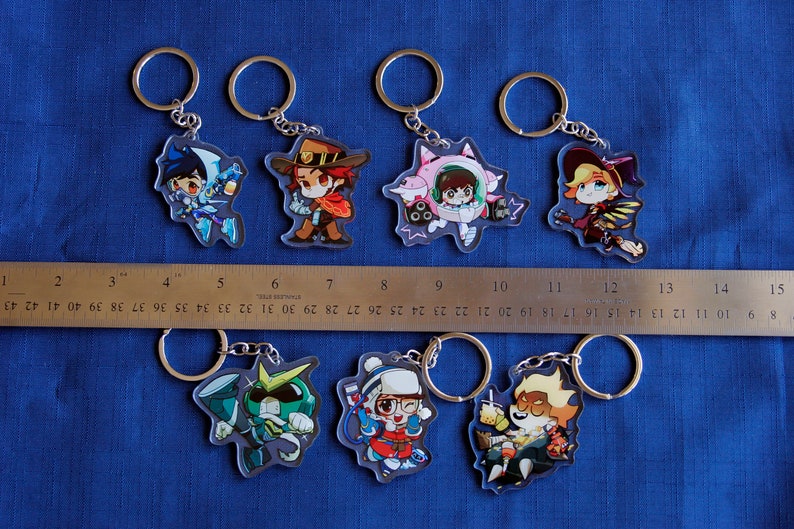 2'' Double-sided Acrylic Charms OW2 image 4