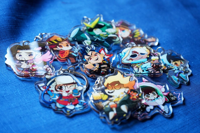 2'' Double-sided Acrylic Charms OW2 image 1