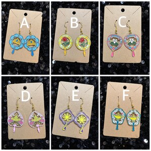 Princess Mirror inspired earrings