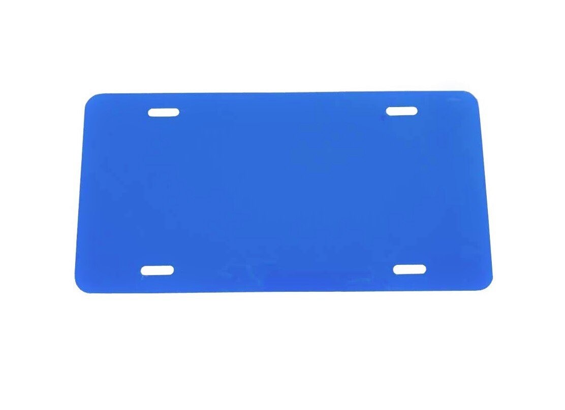 Light Blue Plastic License Plate Vinyl Blank .020 Laser Etsy