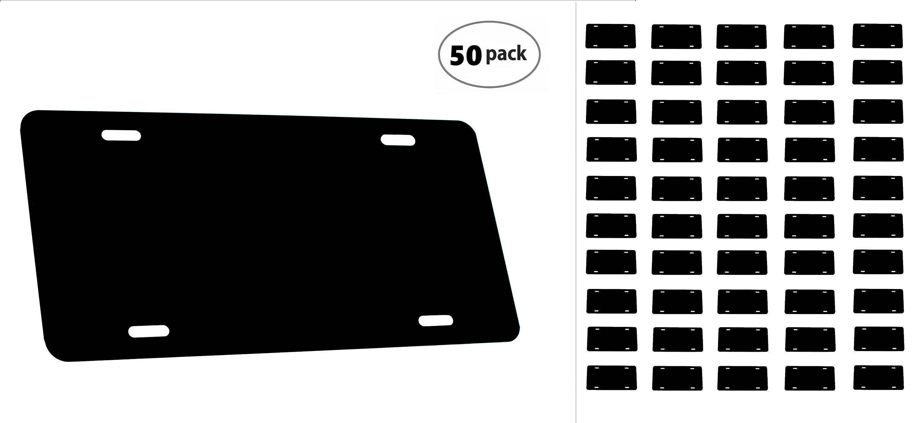 020 Black Anodized Aluminum License Plate Blank Light Weight Etsy