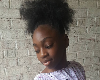 Purple Geo Print Dress