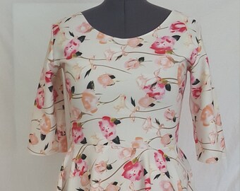 Floral Scuba Skater Dress