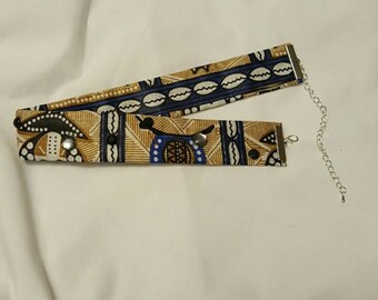 African Print Choker
