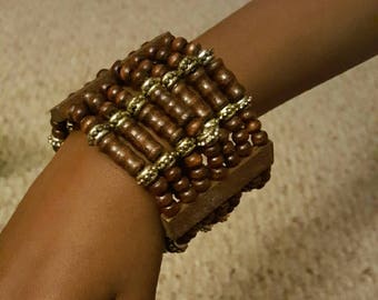 African Hand Beaded Bracelet