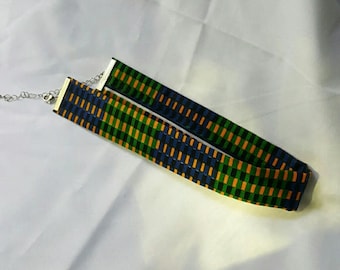 African Print Choker