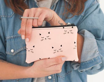 Katze-Liebhaber-Geschenk, Damen Brieftasche, Katze Druck, kleine Brieftasche Frauen, Bargeldhalter, Reise Brieftaschen Frauen, Grausamkeit kostenlose Geschenk.